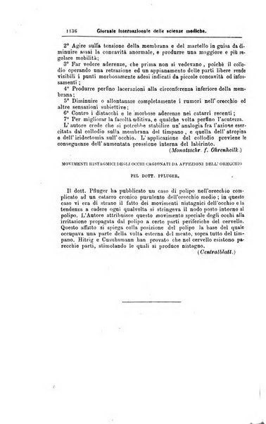 Giornale internazionale delle scienze mediche