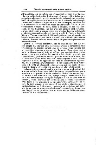 Giornale internazionale delle scienze mediche