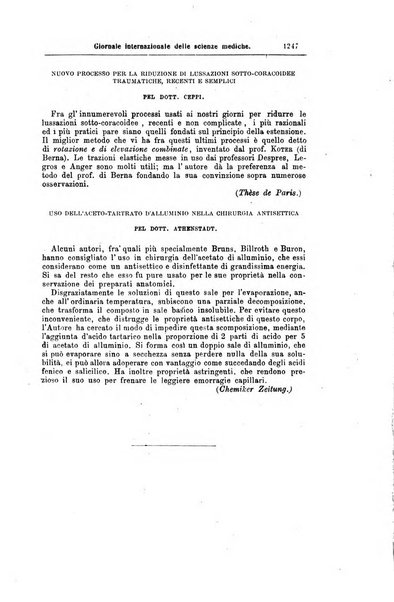 Giornale internazionale delle scienze mediche