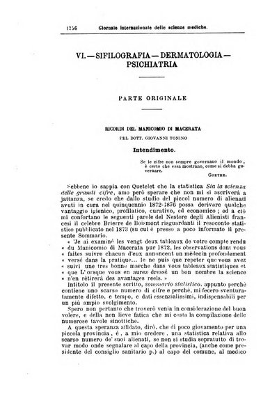 Giornale internazionale delle scienze mediche