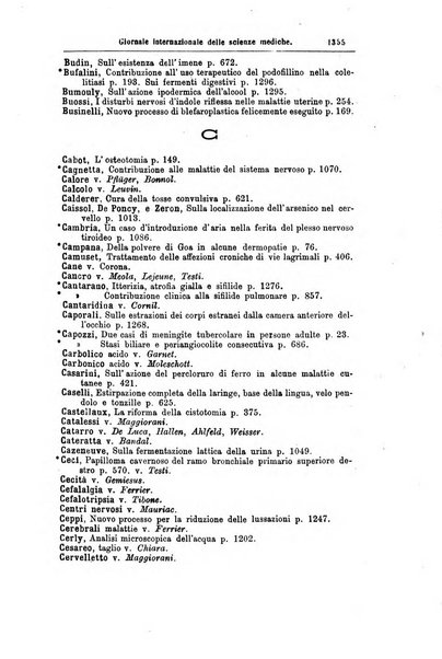 Giornale internazionale delle scienze mediche