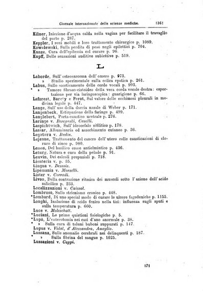 Giornale internazionale delle scienze mediche