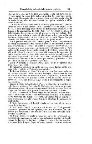 Giornale internazionale delle scienze mediche