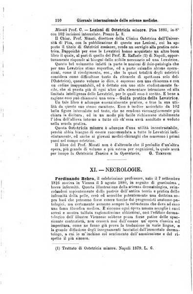 Giornale internazionale delle scienze mediche