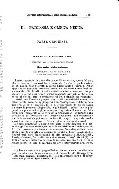 Giornale internazionale delle scienze mediche