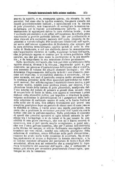 Giornale internazionale delle scienze mediche