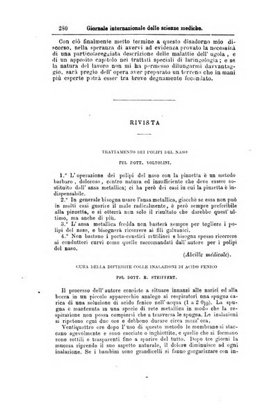 Giornale internazionale delle scienze mediche