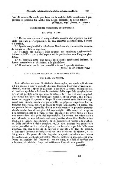 Giornale internazionale delle scienze mediche