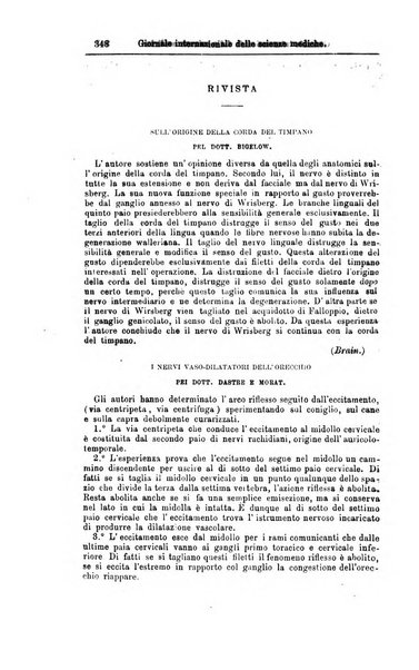 Giornale internazionale delle scienze mediche