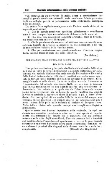 Giornale internazionale delle scienze mediche