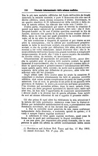 Giornale internazionale delle scienze mediche