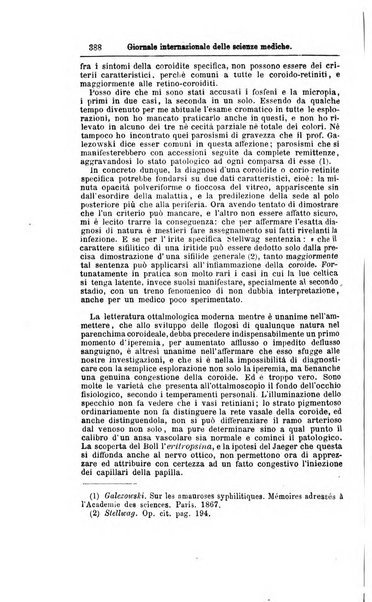 Giornale internazionale delle scienze mediche