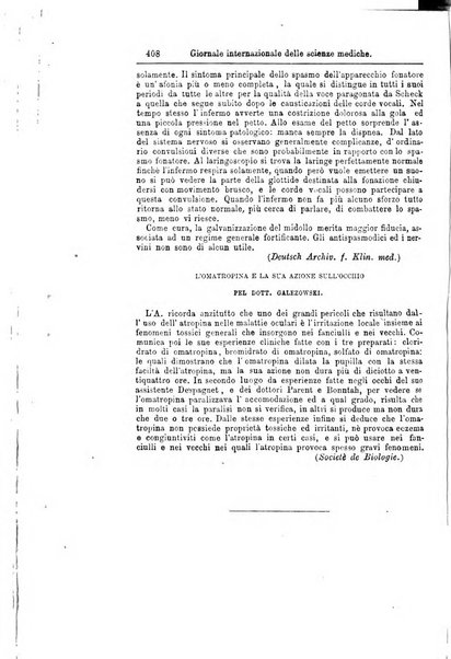 Giornale internazionale delle scienze mediche