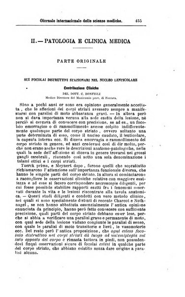 Giornale internazionale delle scienze mediche