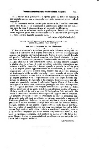 Giornale internazionale delle scienze mediche