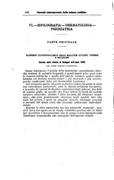 Giornale internazionale delle scienze mediche