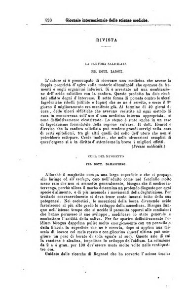 Giornale internazionale delle scienze mediche