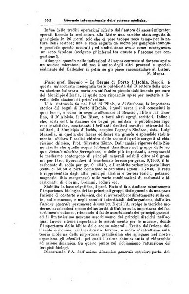 Giornale internazionale delle scienze mediche