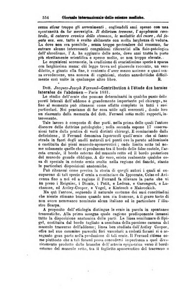 Giornale internazionale delle scienze mediche