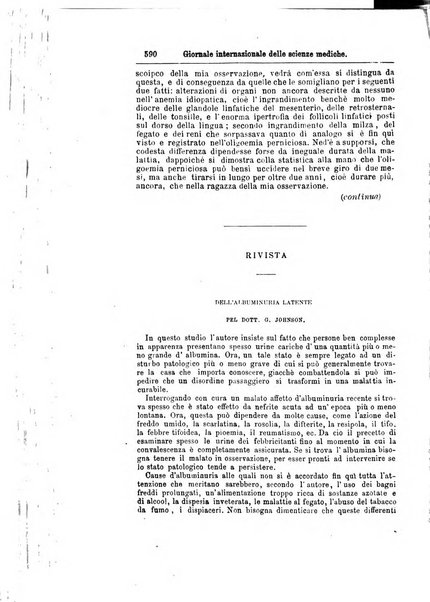 Giornale internazionale delle scienze mediche