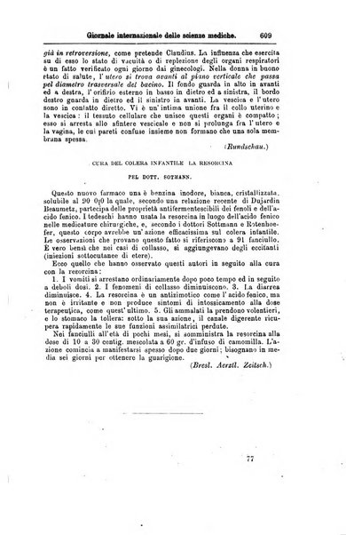 Giornale internazionale delle scienze mediche