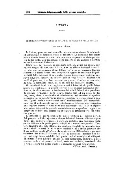 Giornale internazionale delle scienze mediche