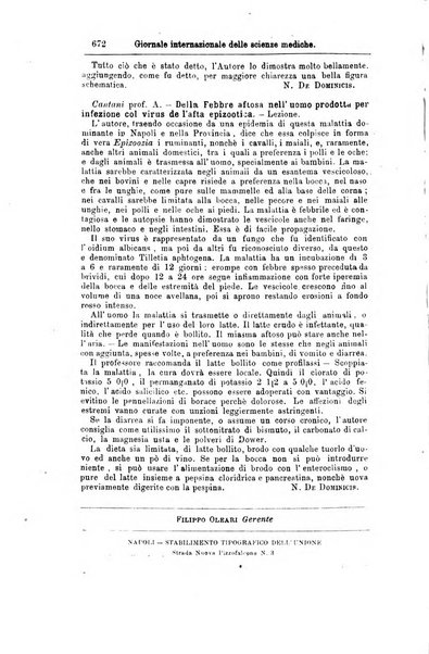 Giornale internazionale delle scienze mediche