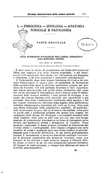 Giornale internazionale delle scienze mediche