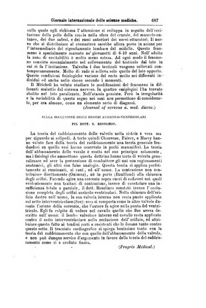 Giornale internazionale delle scienze mediche