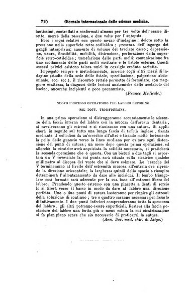 Giornale internazionale delle scienze mediche