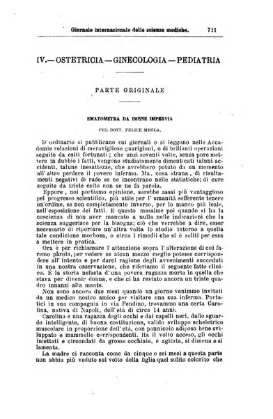 Giornale internazionale delle scienze mediche