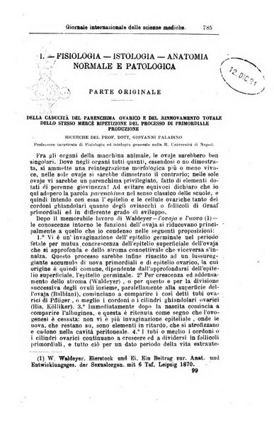 Giornale internazionale delle scienze mediche