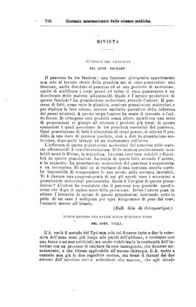 Giornale internazionale delle scienze mediche