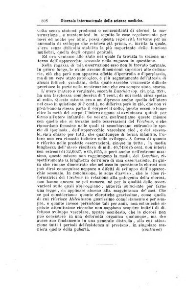 Giornale internazionale delle scienze mediche