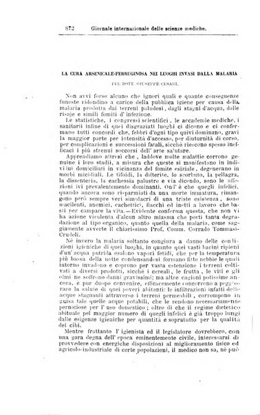 Giornale internazionale delle scienze mediche