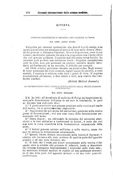 Giornale internazionale delle scienze mediche