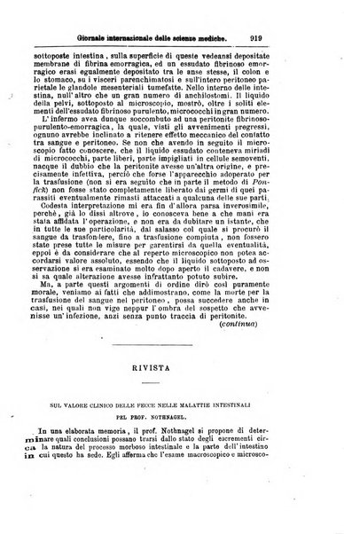 Giornale internazionale delle scienze mediche