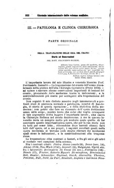 Giornale internazionale delle scienze mediche