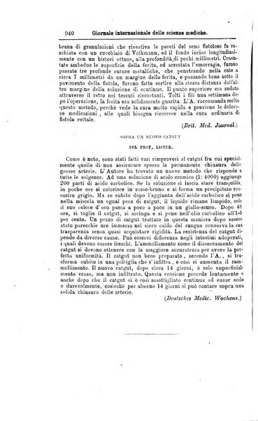 Giornale internazionale delle scienze mediche