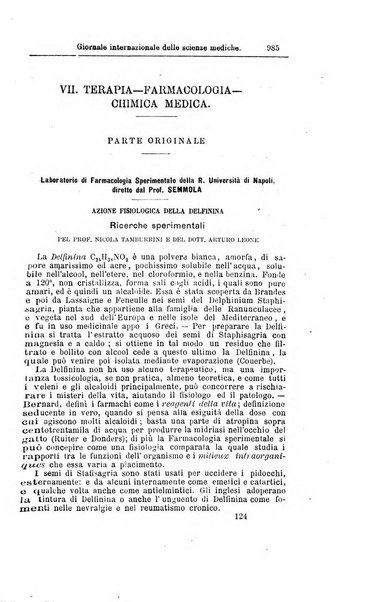 Giornale internazionale delle scienze mediche