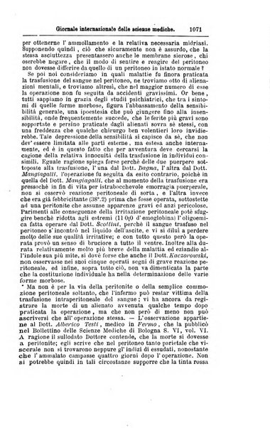 Giornale internazionale delle scienze mediche