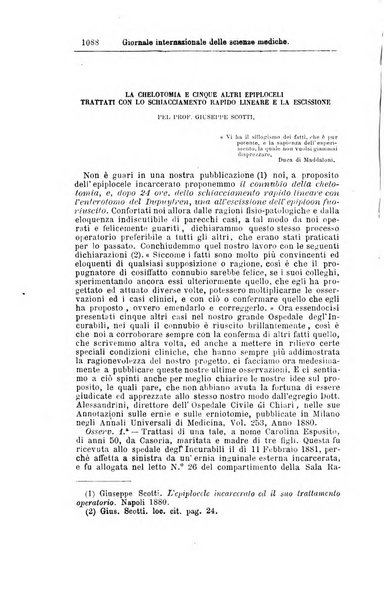 Giornale internazionale delle scienze mediche