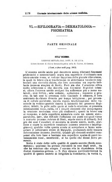 Giornale internazionale delle scienze mediche