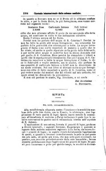 Giornale internazionale delle scienze mediche