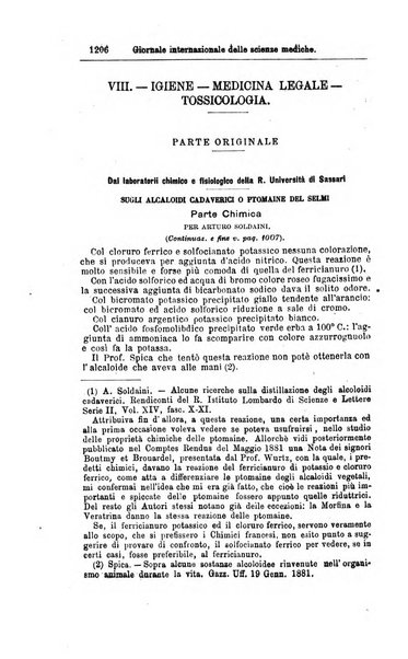 Giornale internazionale delle scienze mediche