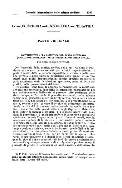 Giornale internazionale delle scienze mediche