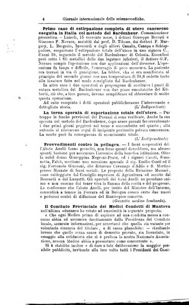 Giornale internazionale delle scienze mediche