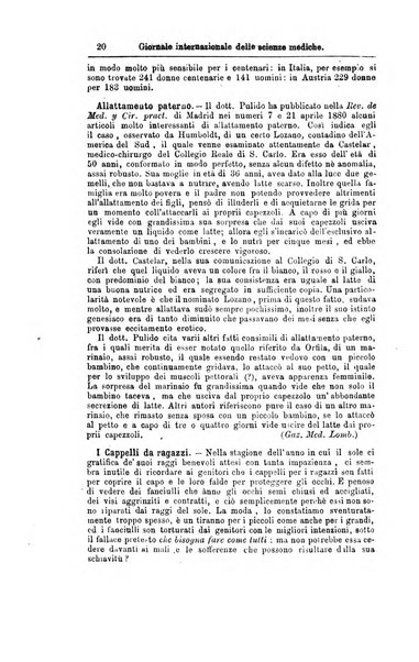 Giornale internazionale delle scienze mediche