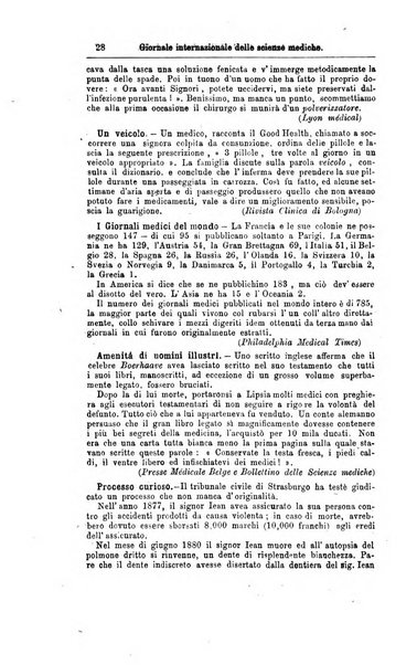 Giornale internazionale delle scienze mediche