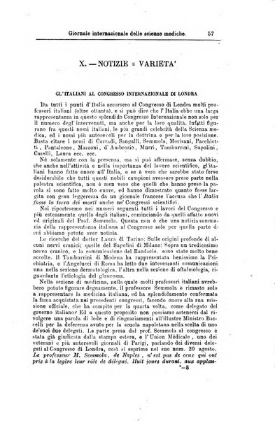 Giornale internazionale delle scienze mediche